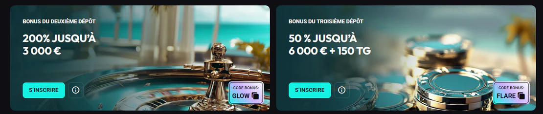 Les offres régulières du site
